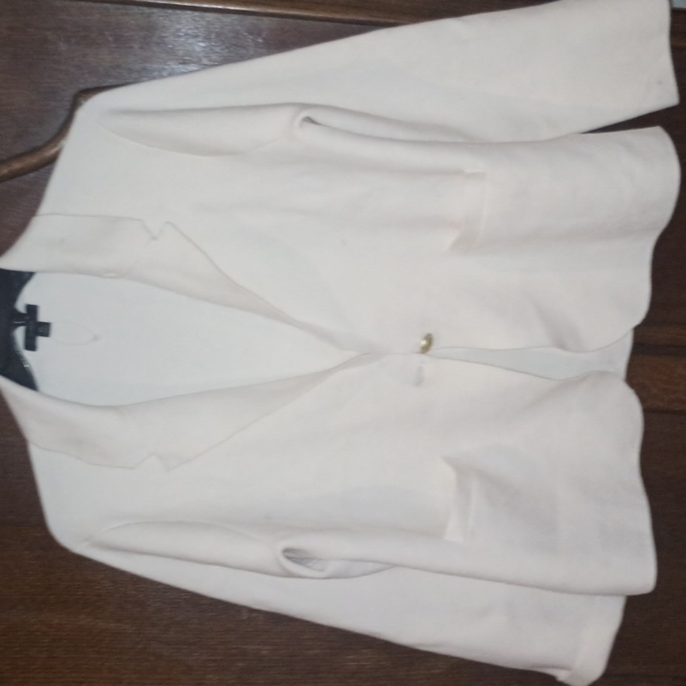 J crew Camille shrunken sweater blazer ivory white - Picture 5 of 6